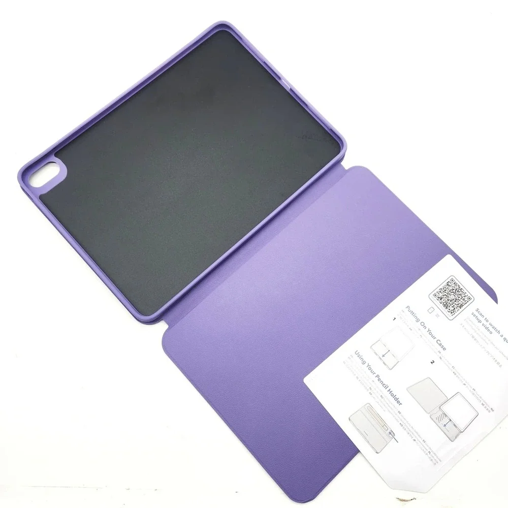 ESR iPad Air 11 10.9 Case Magnetic Removable Cover Stand 9 Angles Purple